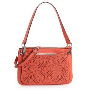 Enzo Angiolini Coral Lasercut Crossbody